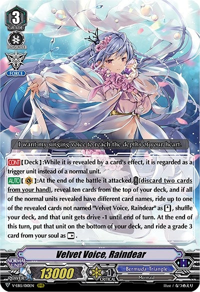 Image for Velvet Voice, Raindear (V-EB15: Twinkle Melody) (V-EB15/010EN) - Cardfight Vanguard