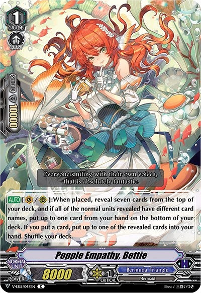 Image for Popple Empathy, Bettie (V-EB15: Twinkle Melody) (V-EB15/043EN) - Cardfight Vanguard