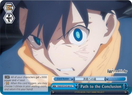 Image for Path to the Conclusion (Fate/Grand Order Absolute Demonic Front: Babylonia) (FGO/S75-E100 CC) - Weiss Schwarz