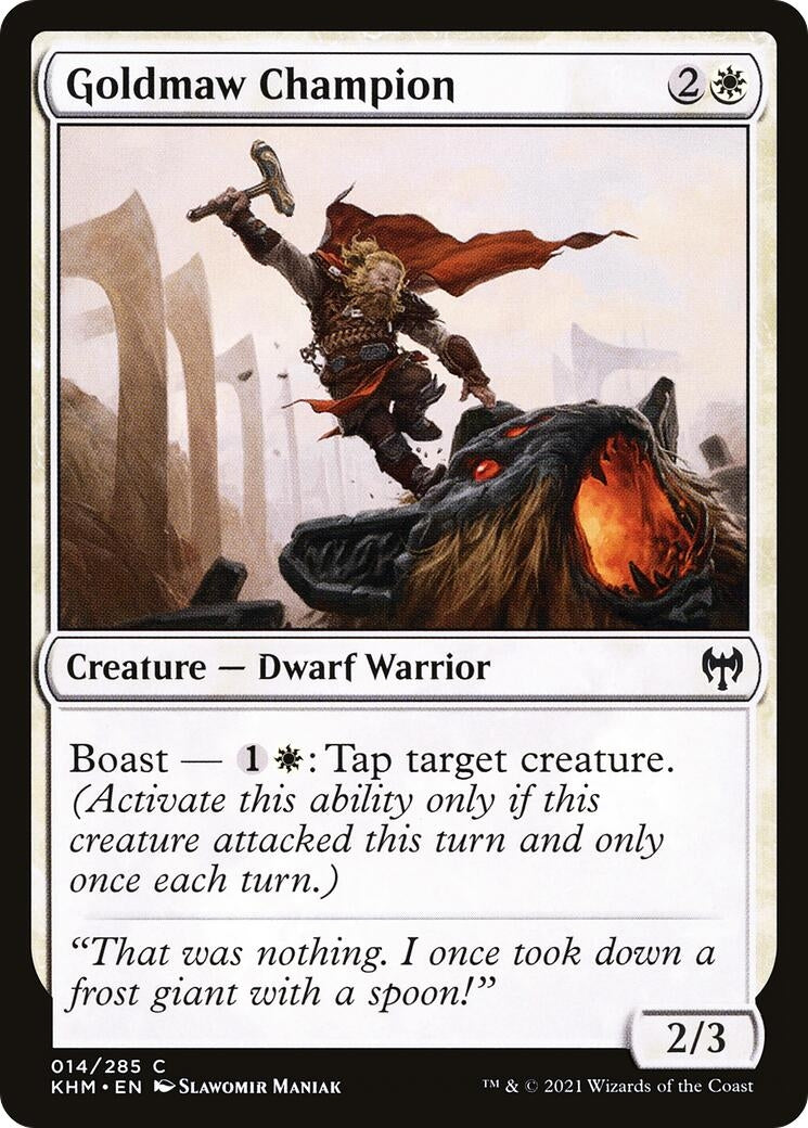 Image for Goldmaw Champion (Kaldheim) (14) - Magic: The Gathering