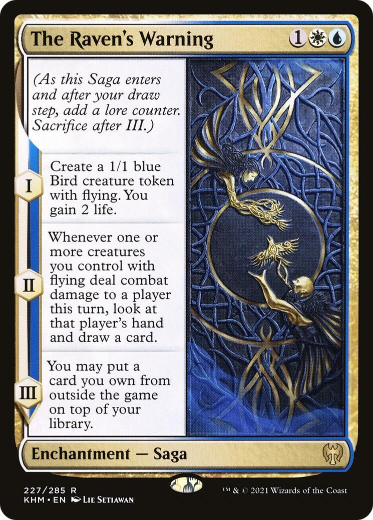 Image for The Raven's Warning (Kaldheim) (227) - Magic: The Gathering