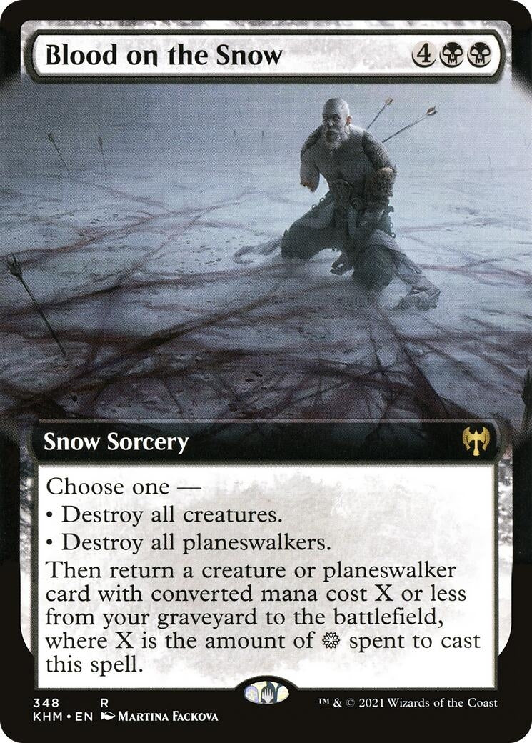 Image for Blood on the Snow (Extended Art) (Kaldheim) (348) - Magic: The Gathering