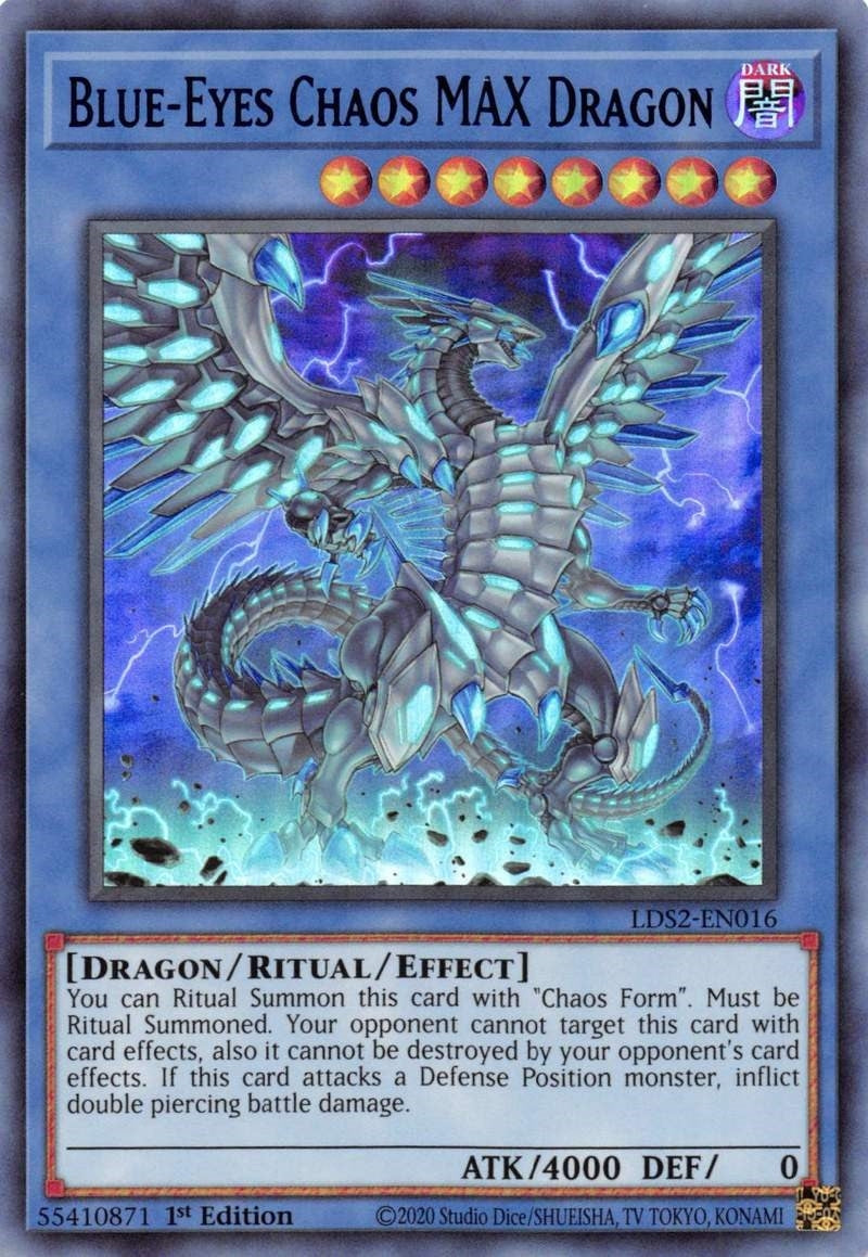 Image for Blue-Eyes Chaos MAX Dragon (Blue) (Legendary Duelists: Season 2) (LDS2-EN016) - YuGiOh
