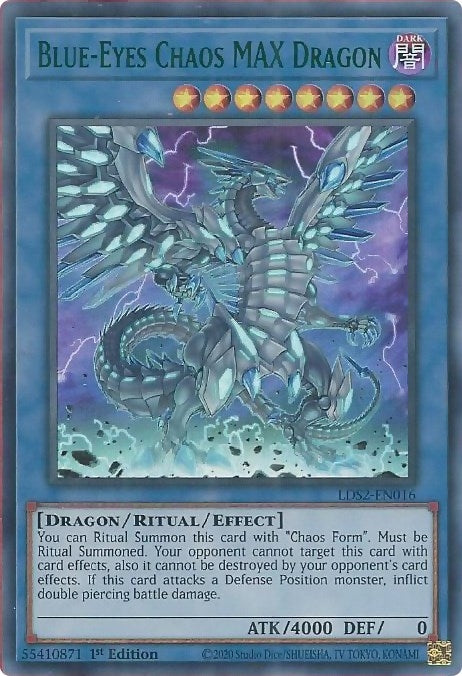 Image for Blue-Eyes Chaos MAX Dragon (Green) (Legendary Duelists: Season 2) (LDS2-EN016) - YuGiOh