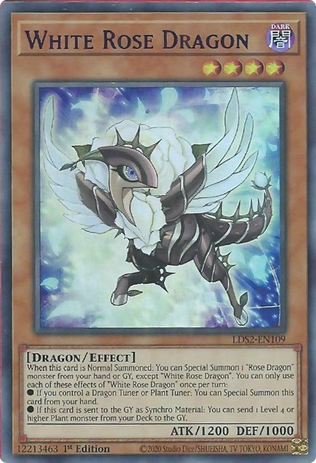 Image for White Rose Dragon (Purple) (Legendary Duelists: Season 2) (LDS2-EN109) - YuGiOh