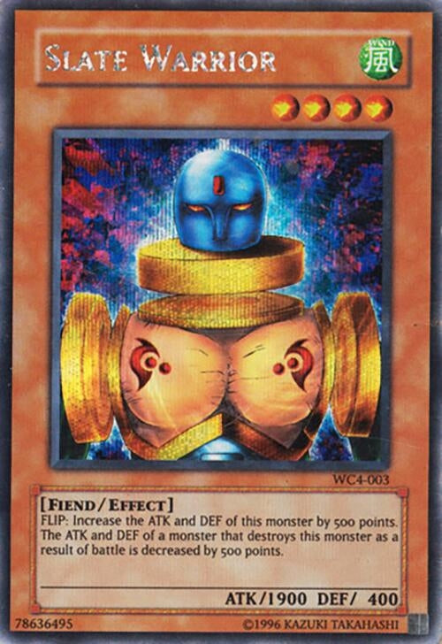 Image for Slate Warrior (World Championship 2004: GBA Promo) (WC4-003) - YuGiOh