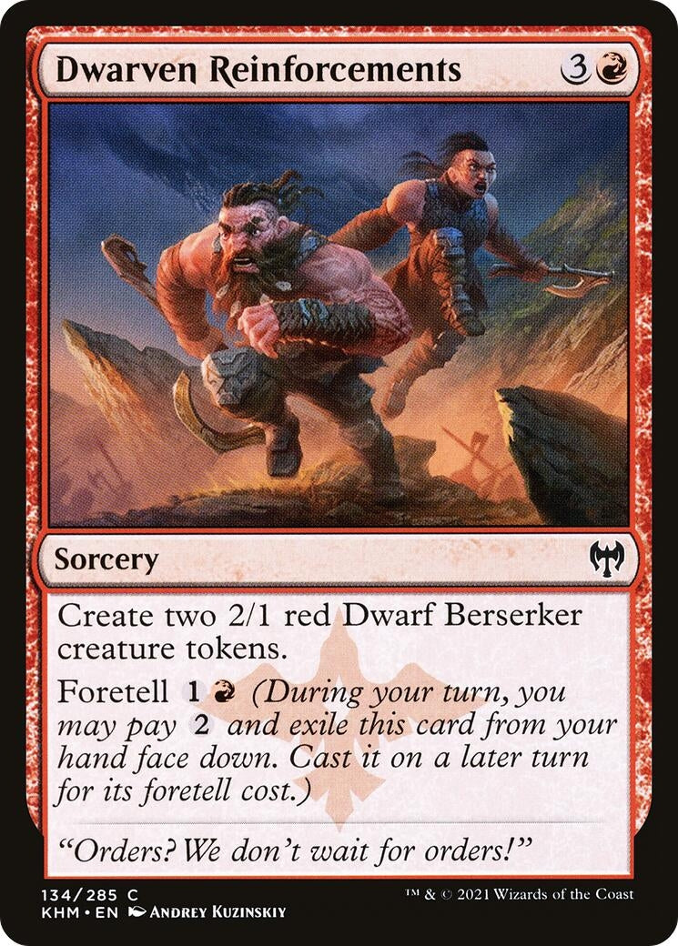 Image for Dwarven Reinforcements (Kaldheim) (134) - Magic: The Gathering