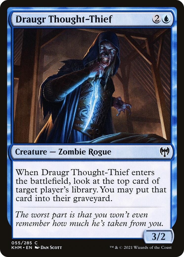 Image for Draugr Thought-Thief (Kaldheim) (55) - Magic: The Gathering