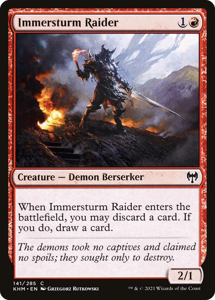 Image for Immersturm Raider (Kaldheim) (141) - Magic: The Gathering