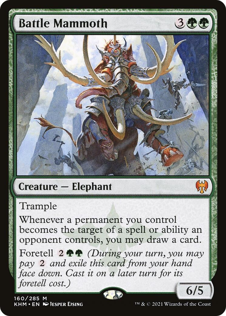 Image for Battle Mammoth (Kaldheim) (160) - Magic: The Gathering
