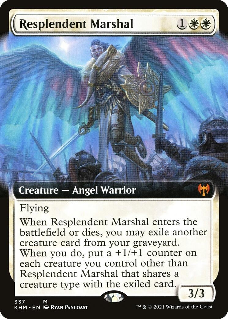Image for Resplendent Marshal (Extended Art) (Kaldheim) (337) - Magic: The Gathering