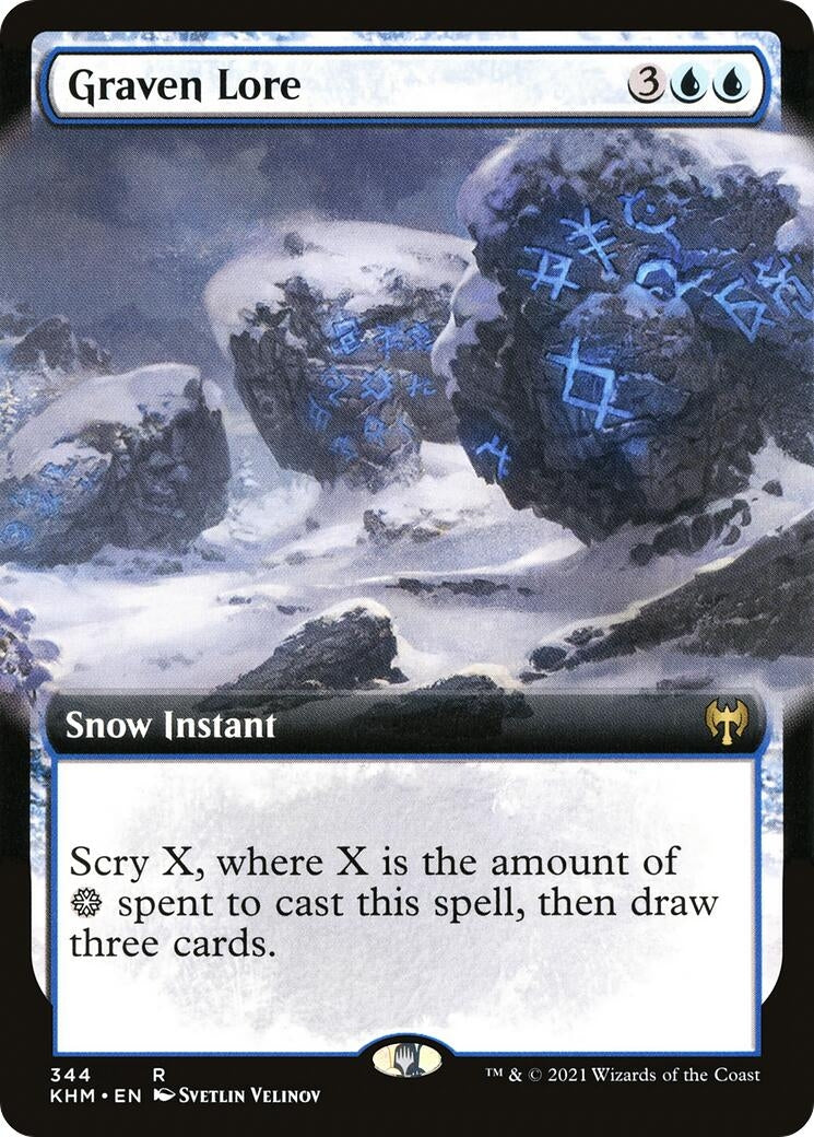 Image for Graven Lore (Extended Art) (Kaldheim) (344) - Magic: The Gathering