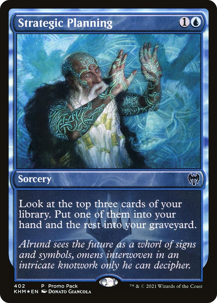 Image for Strategic Planning (Promo Pack: Kaldheim) (402) - Magic: The Gathering