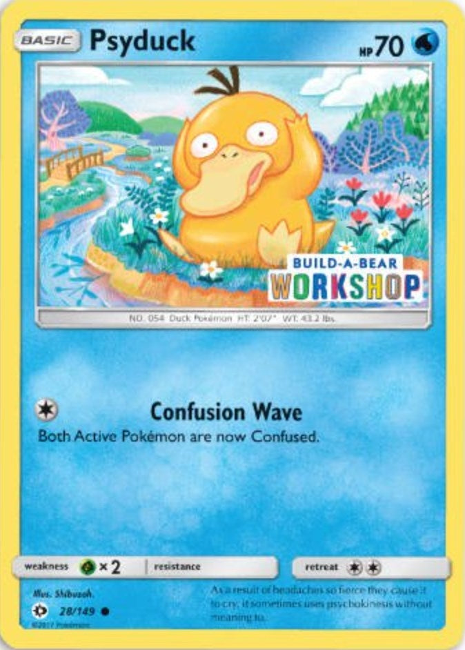 Image for Psyduck - 28/149 (Build-A-Bear Workshop Exclusive) (Miscellaneous Cards & Products) (028/149) - Pokemon