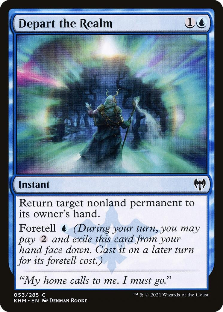 Image for Depart the Realm (Kaldheim) (53) - Magic: The Gathering