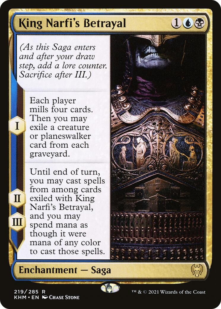 Image for King Narfi's Betrayal (Kaldheim) (219) - Magic: The Gathering