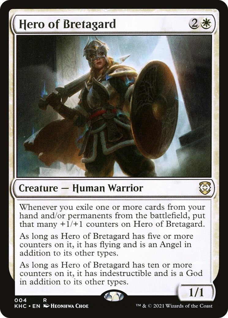 Image for Hero of Bretagard (Commander: Kaldheim) (4) - Magic: The Gathering