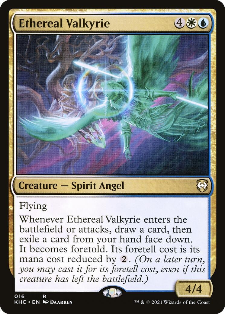 Image for Ethereal Valkyrie (Commander: Kaldheim) (16) - Magic: The Gathering