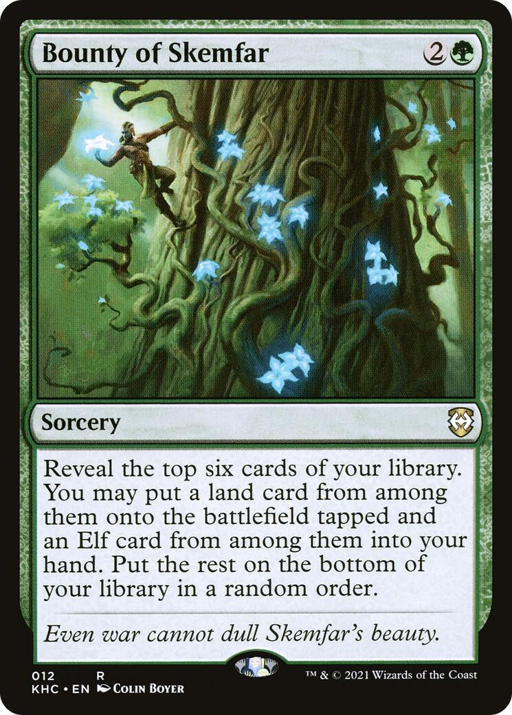 Image for Bounty of Skemfar (Commander: Kaldheim) (12) - Magic: The Gathering