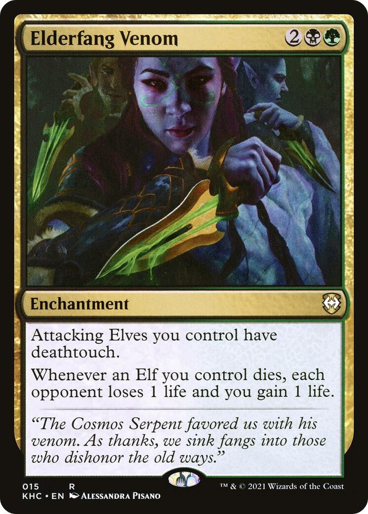 Image for Elderfang Venom (Commander: Kaldheim) (15) - Magic: The Gathering