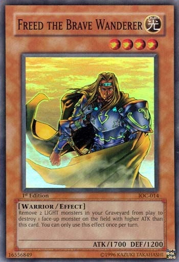 Image for Freed the Brave Wanderer (Invasion of Chaos) (IOC-014) - YuGiOh