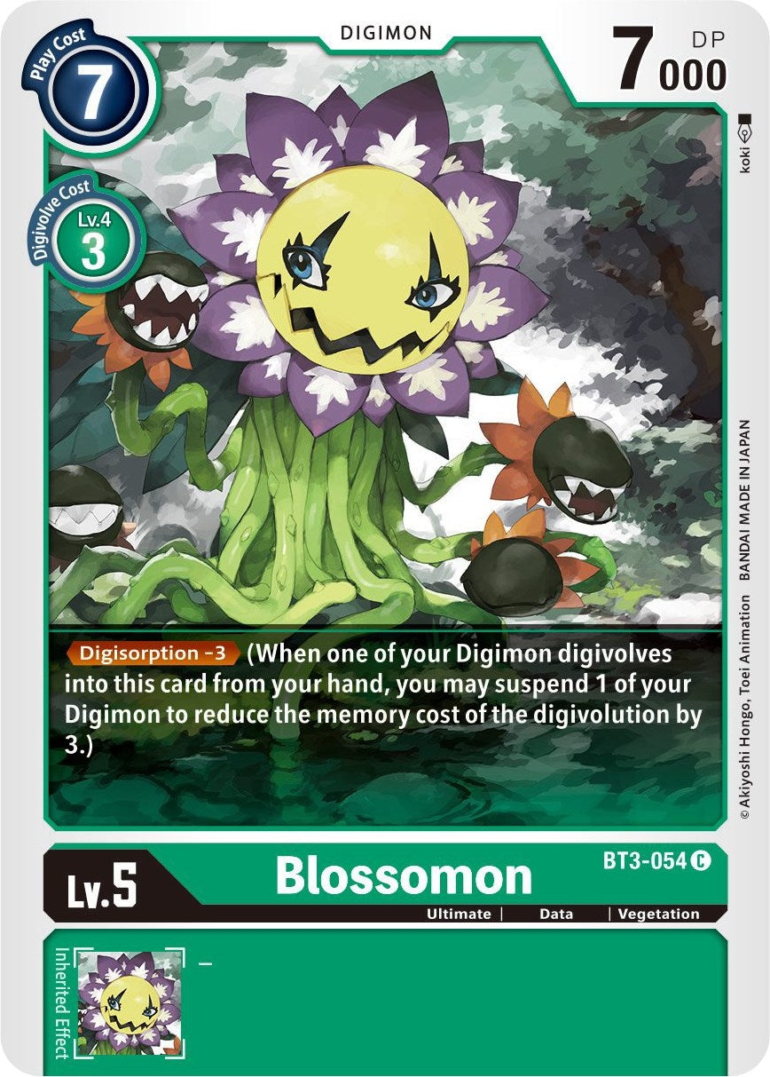 Image for Blossomon (BT01-03B) (BT3-054 C) - Digimon Card Game