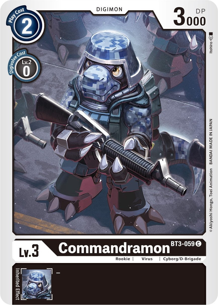 Image for Commandramon (BT01-03B) (BT3-059 C) - Digimon Card Game
