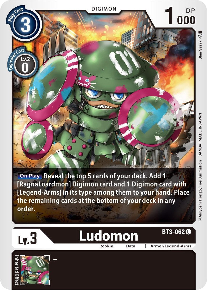 Image for Ludomon (BT01-03B) (BT3-062 U) - Digimon Card Game