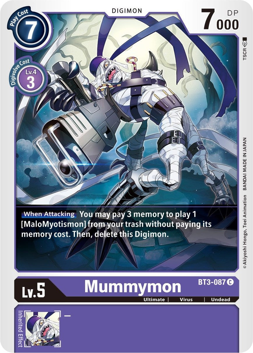 Image for Mummymon (BT01-03B) (BT3-087 C) - Digimon Card Game