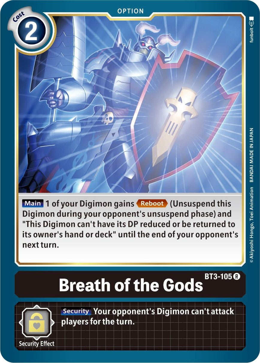 Image for Breath of the Gods (BT01-03B) (BT3-105 R) - Digimon Card Game