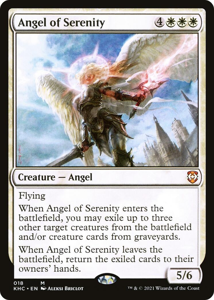 Image for Angel of Serenity (Commander: Kaldheim) (18) - Magic: The Gathering