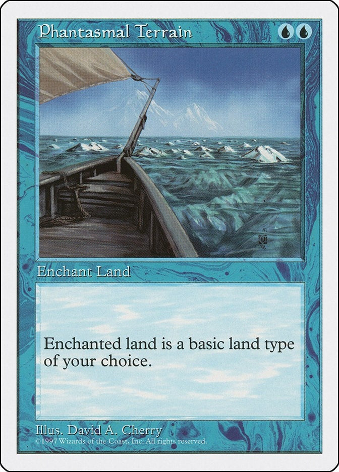 Image for Phantasmal Terrain (Fifth Edition) - Magic: The Gathering