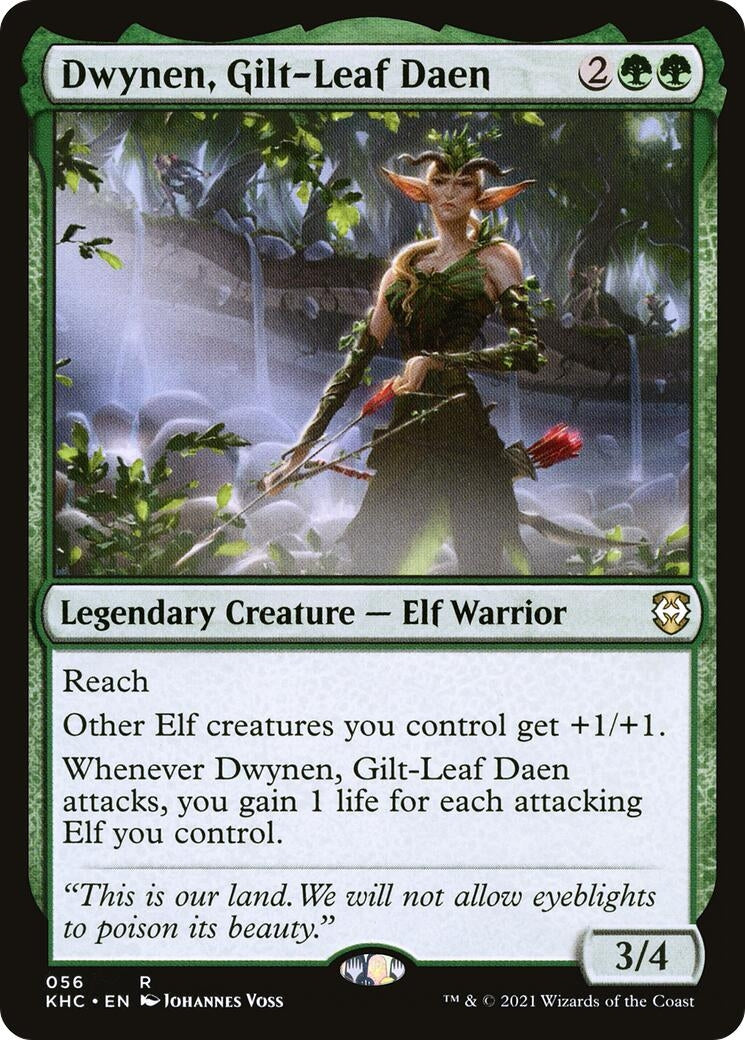Image for Dwynen, Gilt-Leaf Daen (Commander: Kaldheim) (56) - Magic: The Gathering