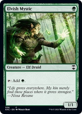 Image for Elvish Mystic (Commander: Kaldheim) (58) - Magic: The Gathering