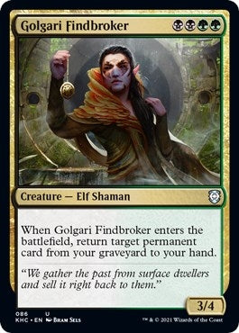 Image for Golgari Findbroker (Commander: Kaldheim) (86) - Magic: The Gathering