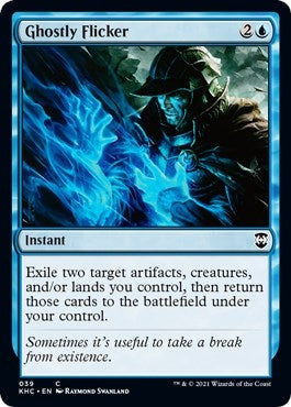 Image for Ghostly Flicker (Commander: Kaldheim) (39) - Magic: The Gathering