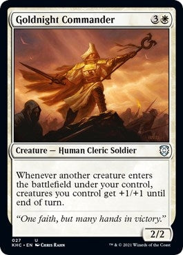Image for Goldnight Commander (Commander: Kaldheim) (27) - Magic: The Gathering