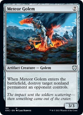 Image for Meteor Golem (Commander: Kaldheim) (101) - Magic: The Gathering