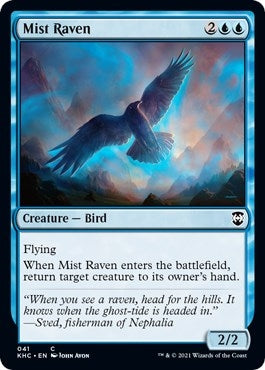 Image for Mist Raven (Commander: Kaldheim) (41) - Magic: The Gathering