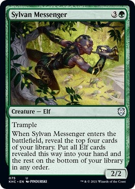 Image for Sylvan Messenger (Commander: Kaldheim) (75) - Magic: The Gathering