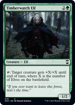 Image for Timberwatch Elf (Commander: Kaldheim) (76) - Magic: The Gathering