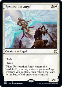 Image for Restoration Angel (Commander: Kaldheim) (31) - Magic: The Gathering