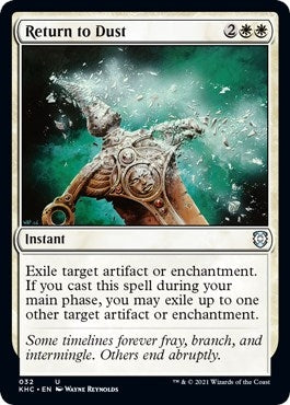 Image for Return to Dust (Commander: Kaldheim) (32) - Magic: The Gathering