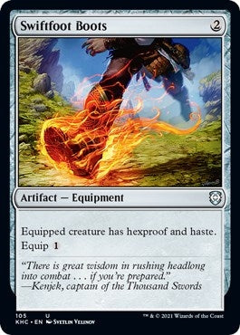 Image for Swiftfoot Boots (Commander: Kaldheim) (105) - Magic: The Gathering