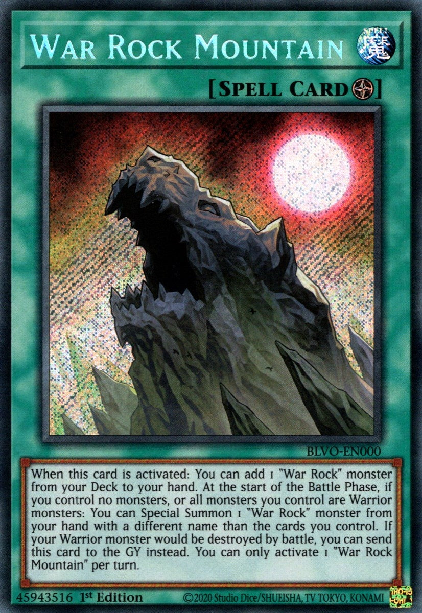 Image for War Rock Mountain (Blazing Vortex) (BLVO-EN000) - YuGiOh