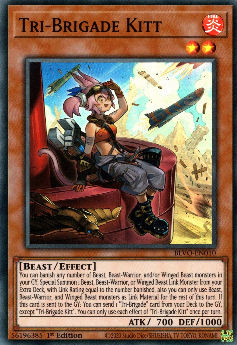 Image for Tri-Brigade Kitt (Blazing Vortex) (BLVO-EN010) - YuGiOh