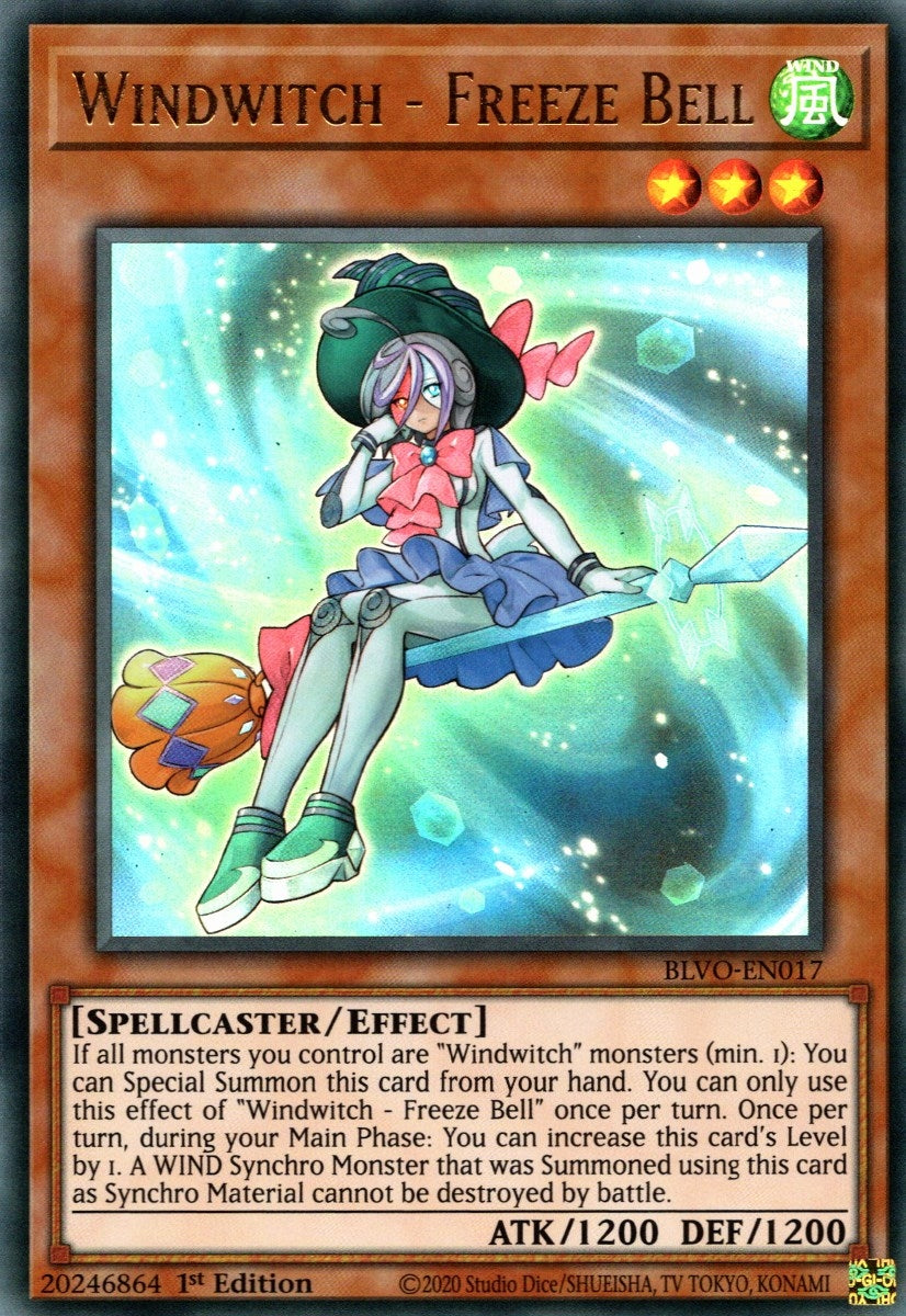 Image for Windwitch - Freeze Bell (Blazing Vortex) (BLVO-EN017) - YuGiOh