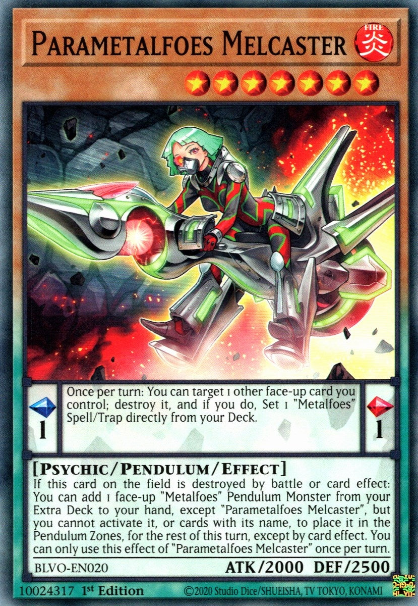 Image for Parametalfoes Melcaster (Blazing Vortex) (BLVO-EN020) - YuGiOh