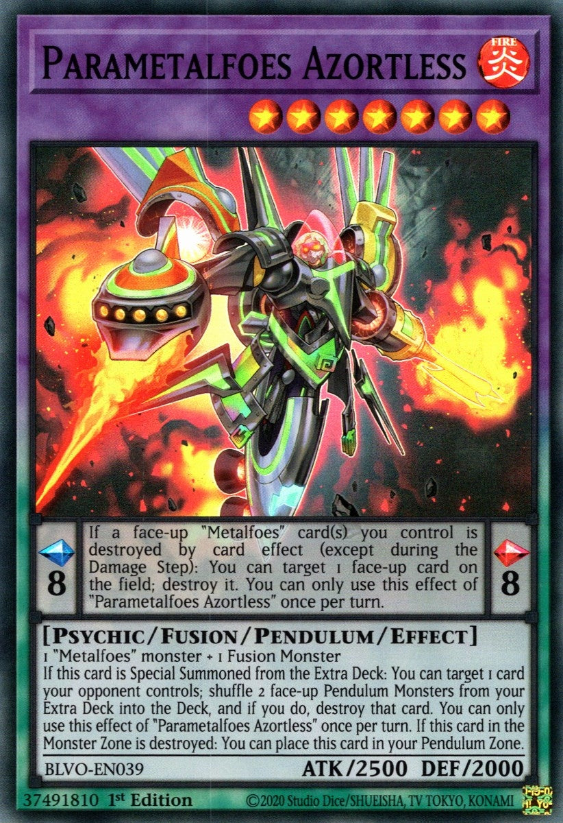 Image for Parametalfoes Azortless (Blazing Vortex) (BLVO-EN039) - YuGiOh