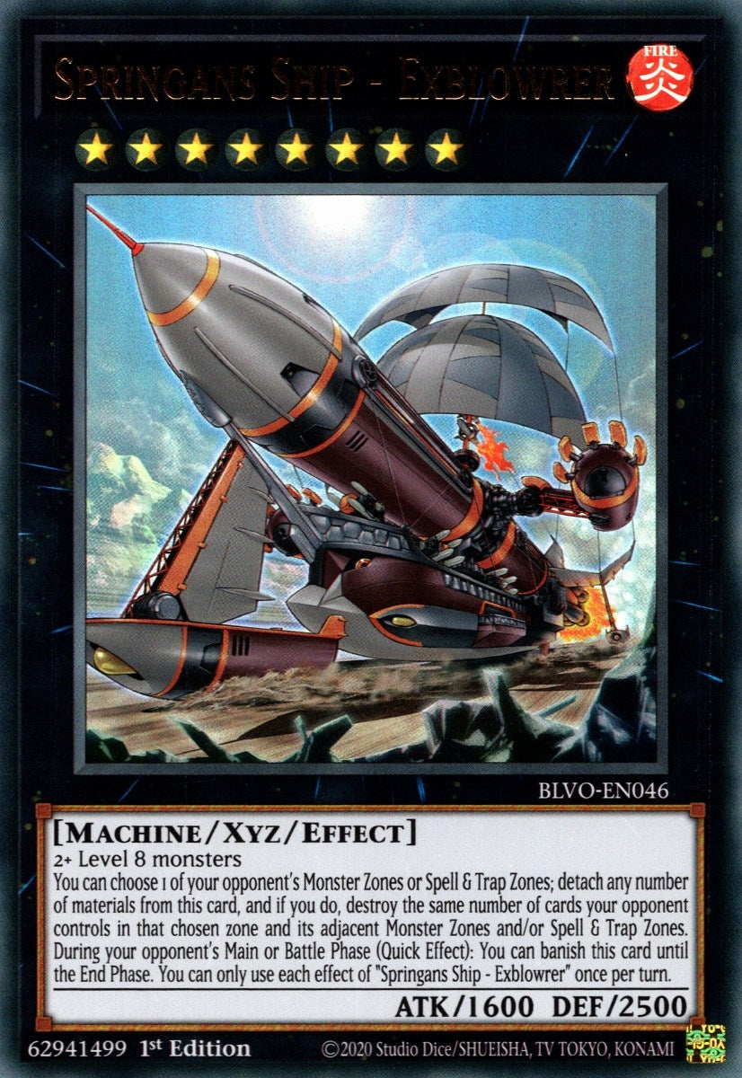 Image for Springans Ship - Exblowrer (Blazing Vortex) (BLVO-EN046) - YuGiOh
